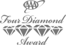 The image shows the "AAA Four Diamond Award" logo, featuring four diamonds in a row below the text.